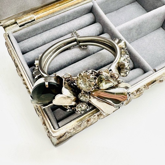 🔥 RARE VINTAGE Crystal Deco Bracelet - Picture 7 of 17